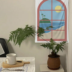 aesthetic window tapestry boogzel apparel