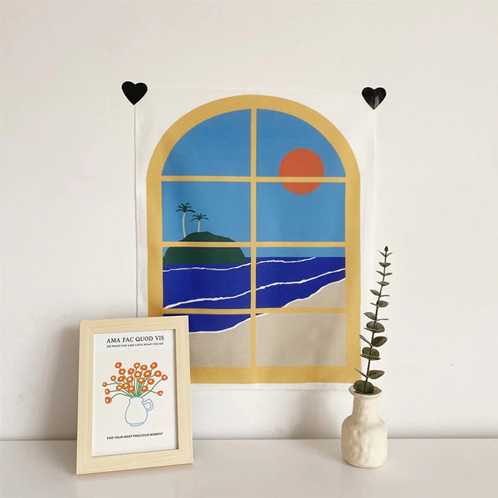 aesthetic window tapestry boogzel apparel