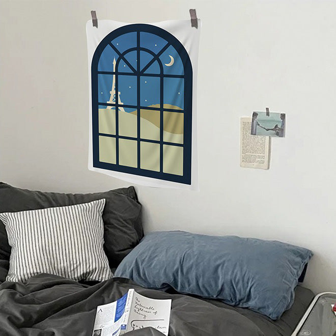 aesthetic window tapestry boogzel apparel