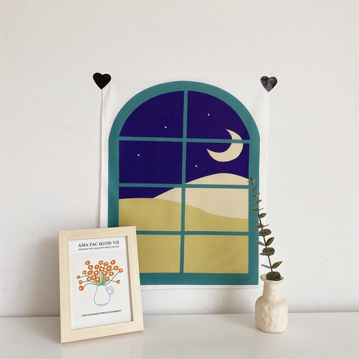 aesthetic window tapestry boogzel apparel