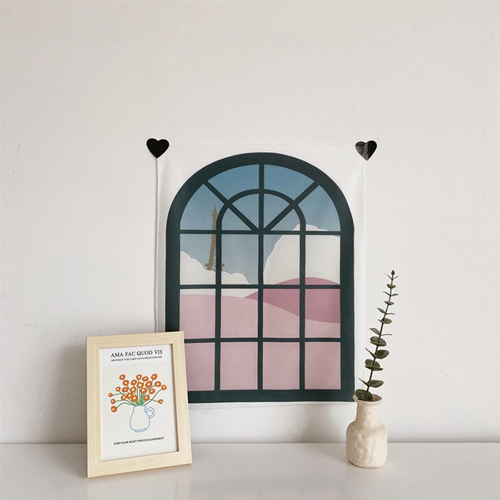 aesthetic window tapestry boogzel apparel
