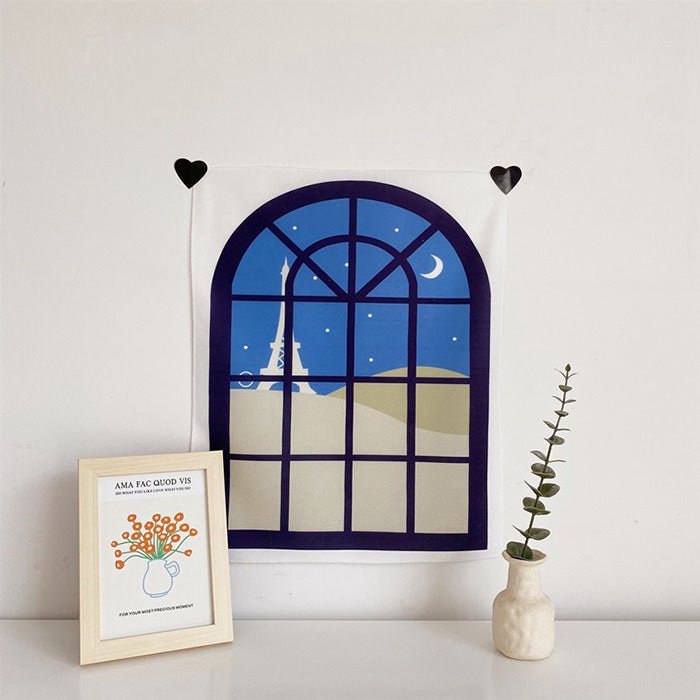 aesthetic window tapestry boogzel apparel