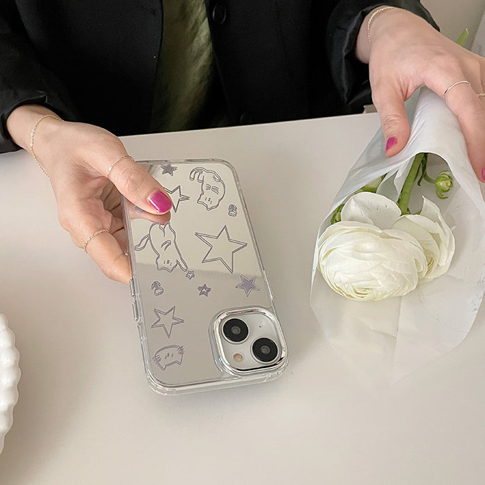 cat and star iphone case boogzel clothing
