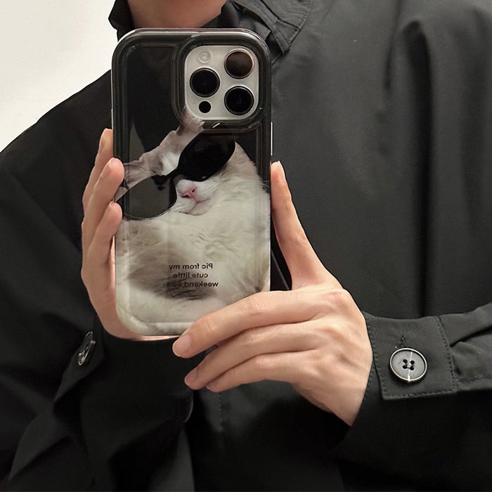 cat sunglasses iphone case boogzel clothing