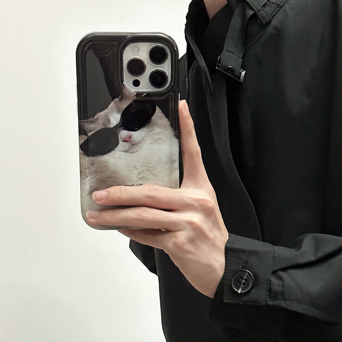 cat sunglasses iphone case boogzel clothing