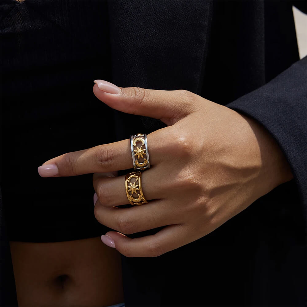 celestial aesthetic ring boogzel clothing
