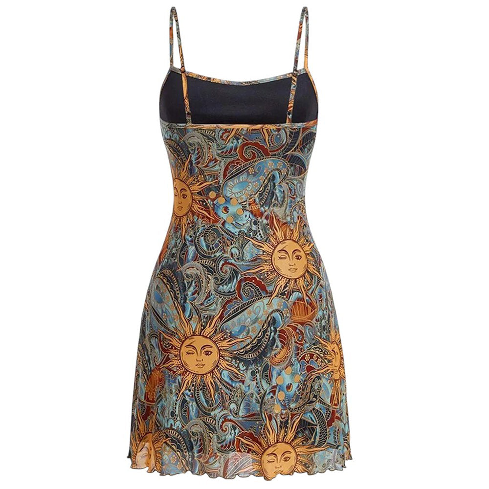celestial magic mini dress boogzel clothing