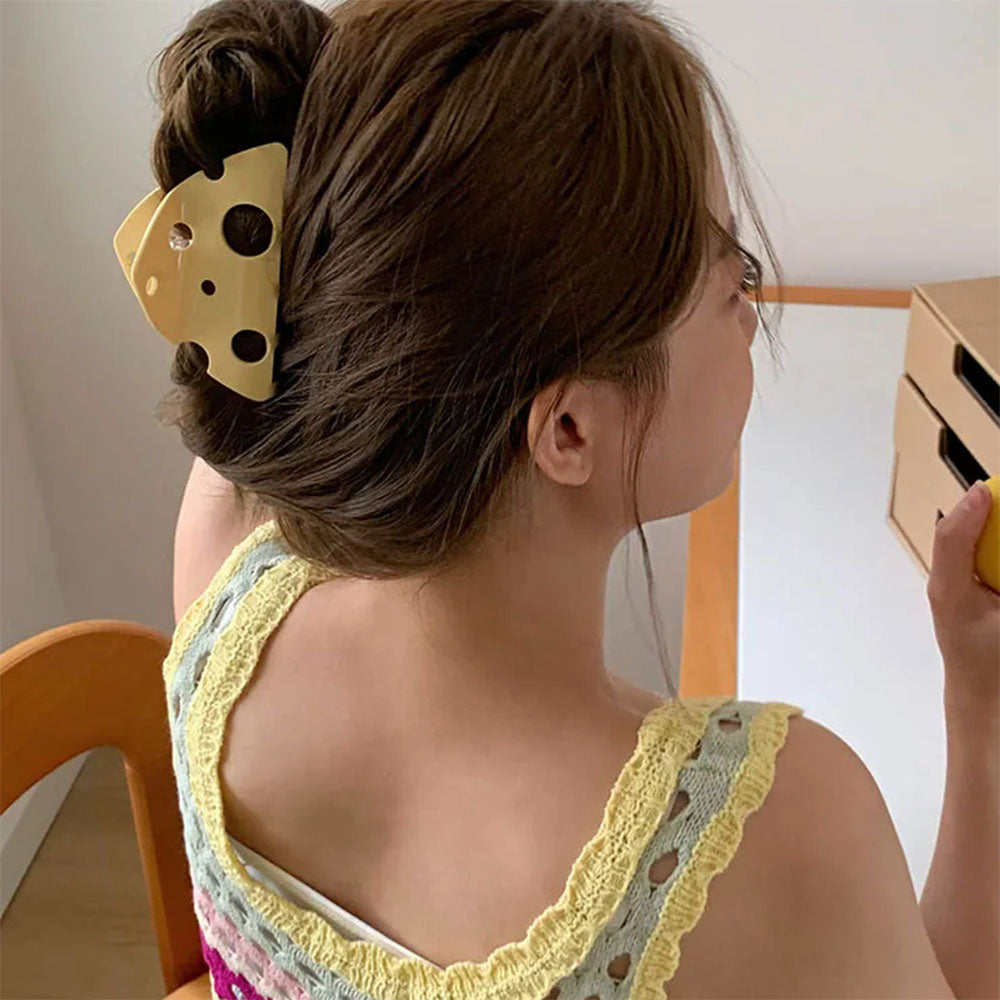 cheese hair claw clip boogzel clothing