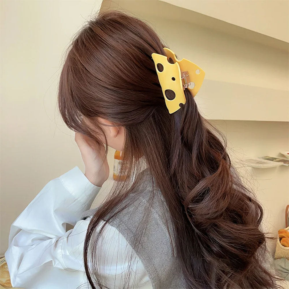 cheese hair claw clip boogzel clothing