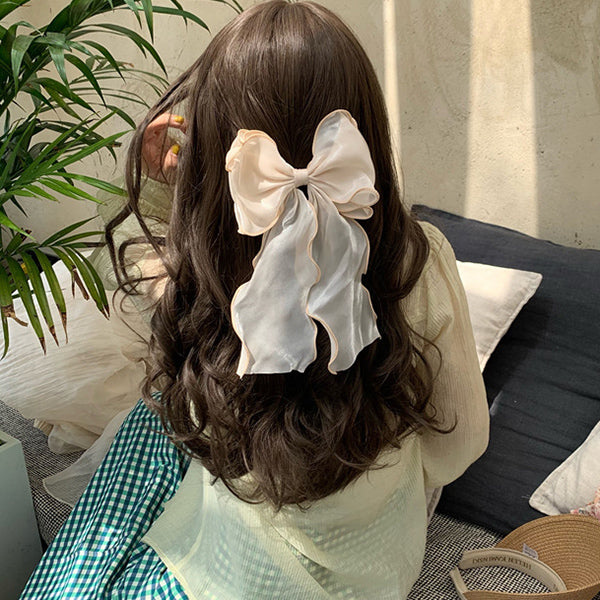 aesthetic hair bow boogzel clothing