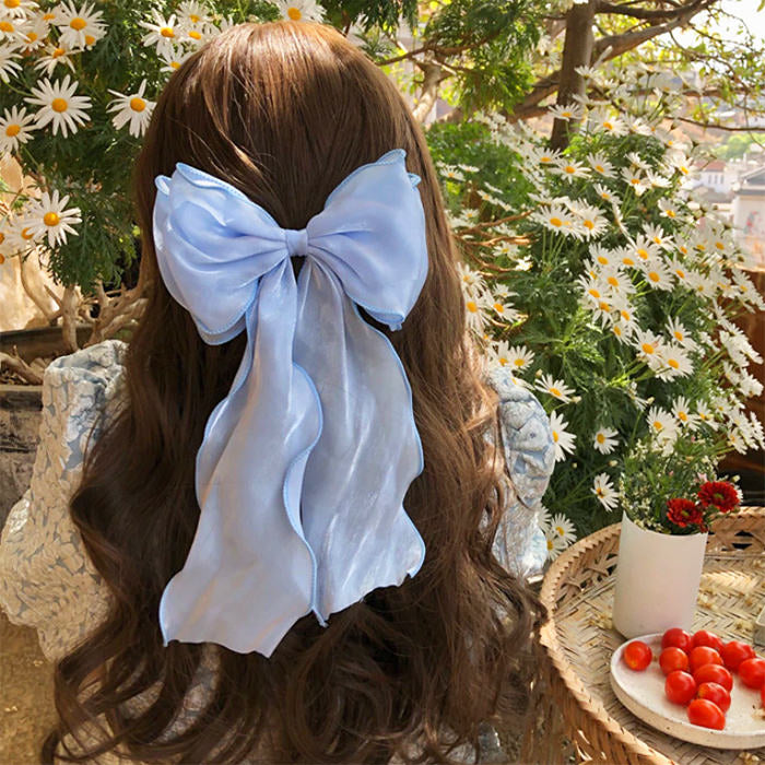 chiffon hair bow boogzel clothing