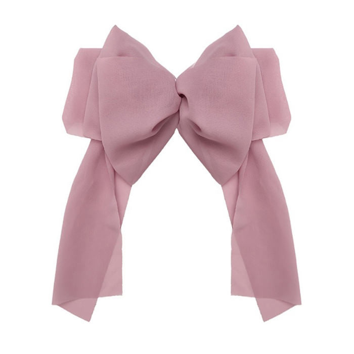 chiffon hair bow pin boogzel clothing