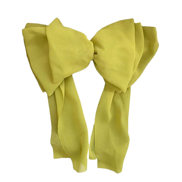 chiffon hair bow pin boogzel clothing