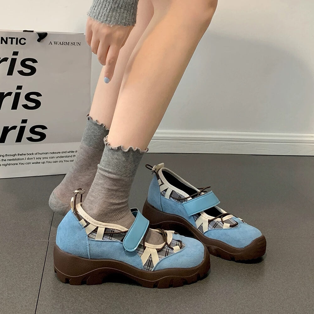 chunky platform mary janes boogzel clothing