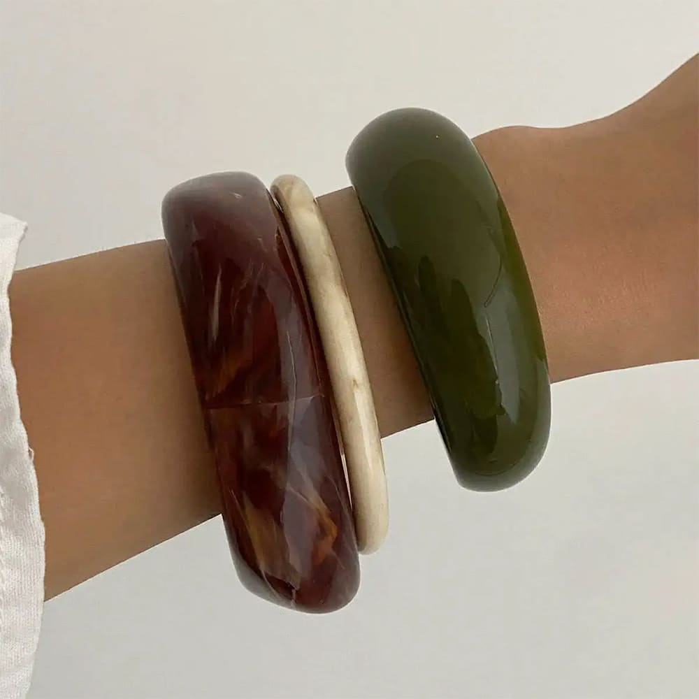 chunky bangle bracelet set boogzel clothing