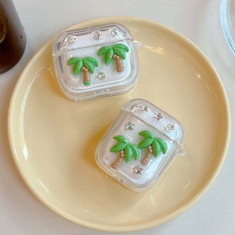 coconut girl palm airpods case boogzel clothing