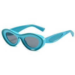 colorblock oval sunglasses boogzel clothing