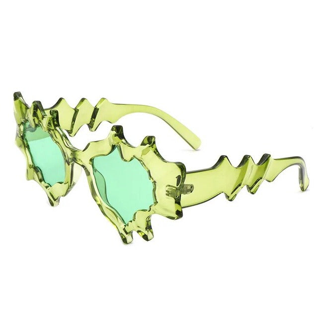 green y2k aesthetic sunglasses boogzel clothing