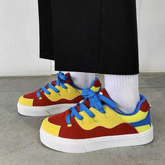 colorful skater sneakers boogzel clothing