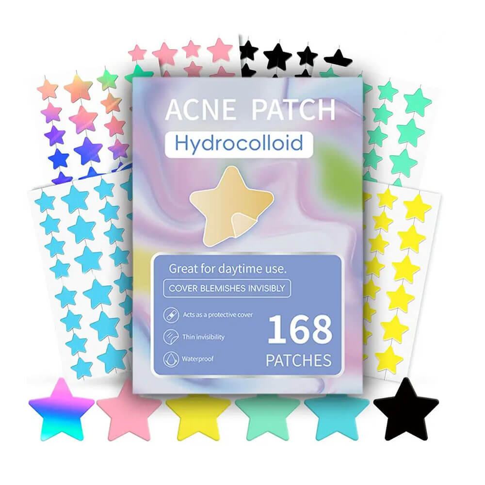 colorful star pimple patches boogzel clothing
