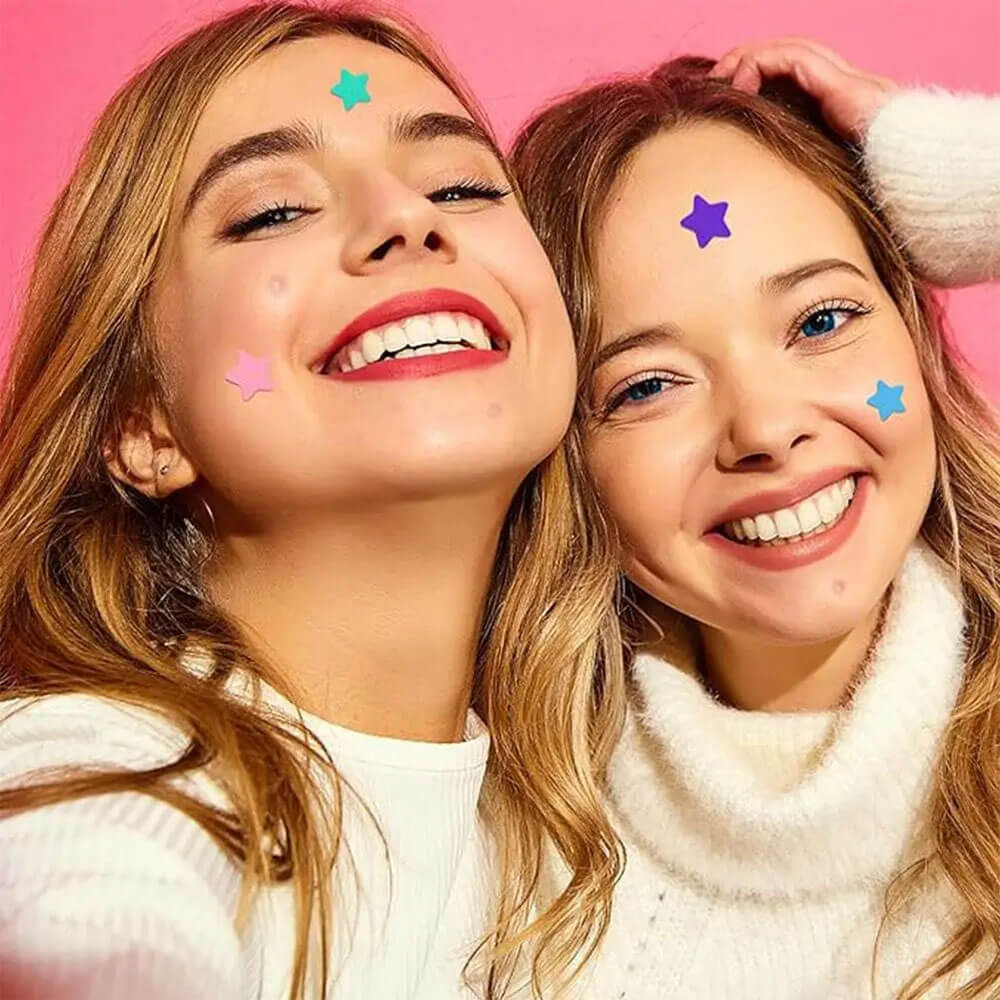 colorful star pimple patches boogzel clothing