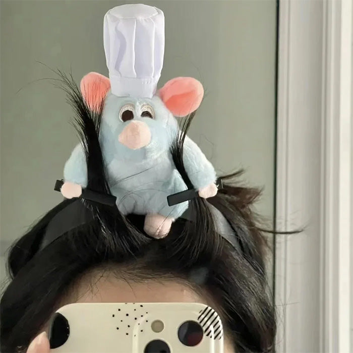cooking mouse funny hair clip boogzel clothing
