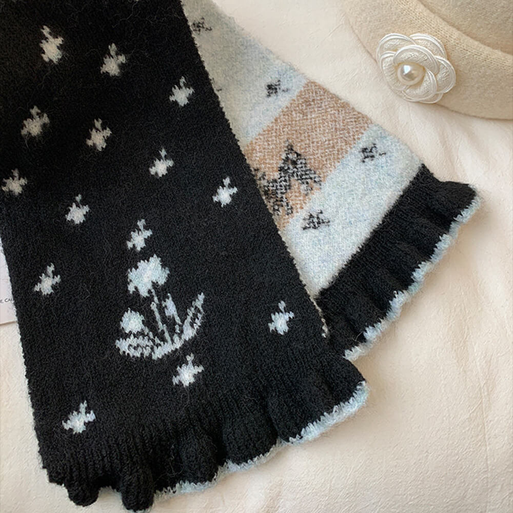 coquette dream knit scarf boogzel clothing