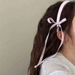 coquette girl ribbon bow headband boogzel clothing