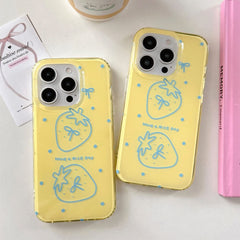 coquette girl strawberry iphone case boogzel clothing