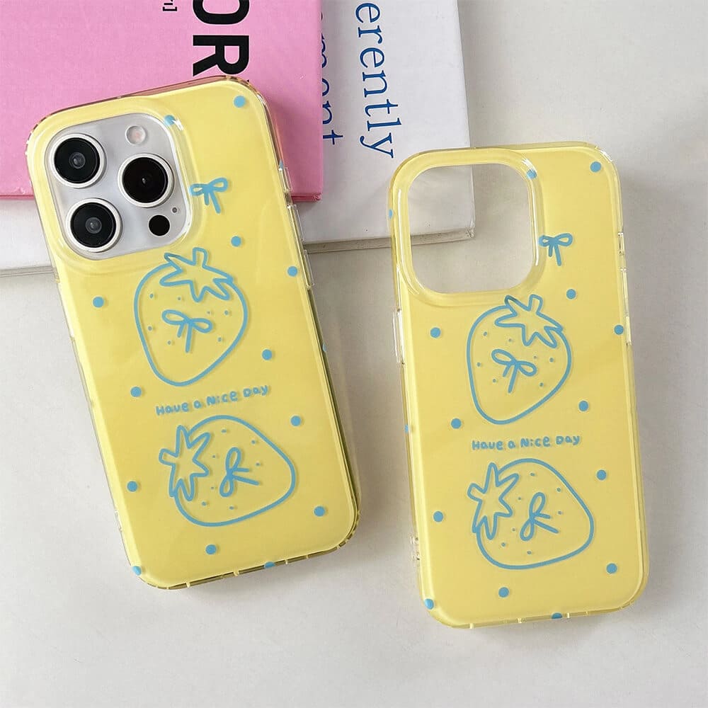 coquette girl strawberry iphone case boogzel clothing