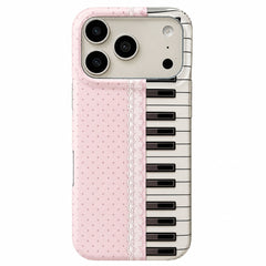 Coquette Aesthetic Piano Key iPhone Case
