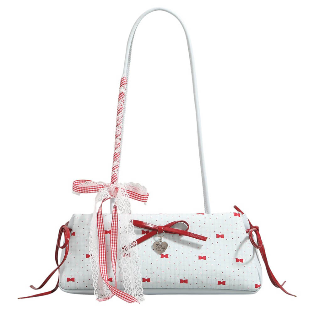 coquette charm bow shoulder bag boogzel clothing