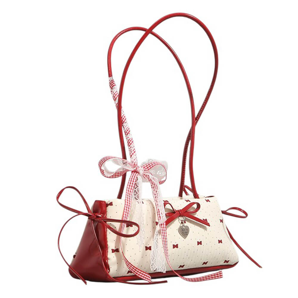 coquette charm bow shoulder bag boogzel clothing
