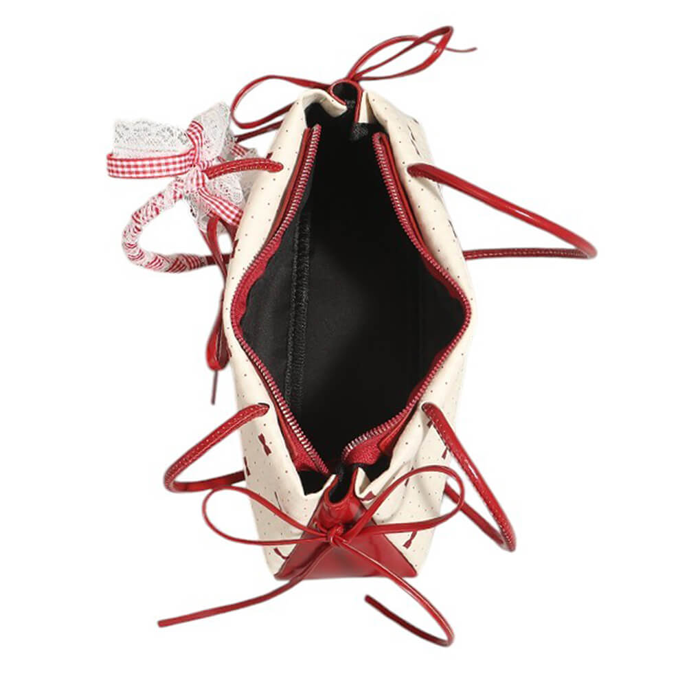 coquette charm bow shoulder bag boogzel clothing