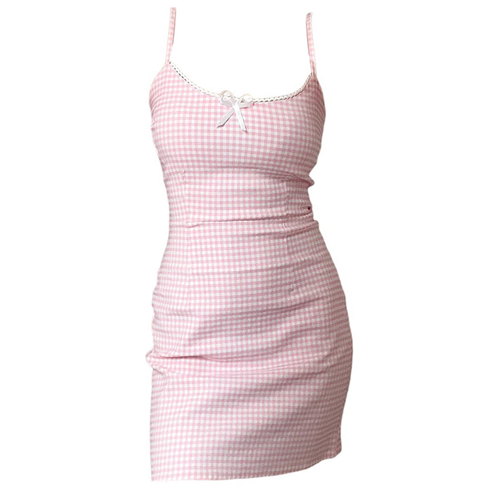coquette gingham slip dress boogzel clothing