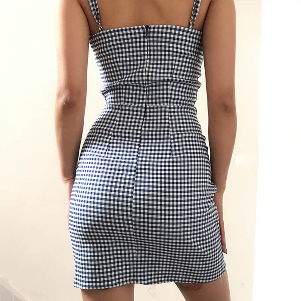 coquette gingham slip dress boogzel clothing