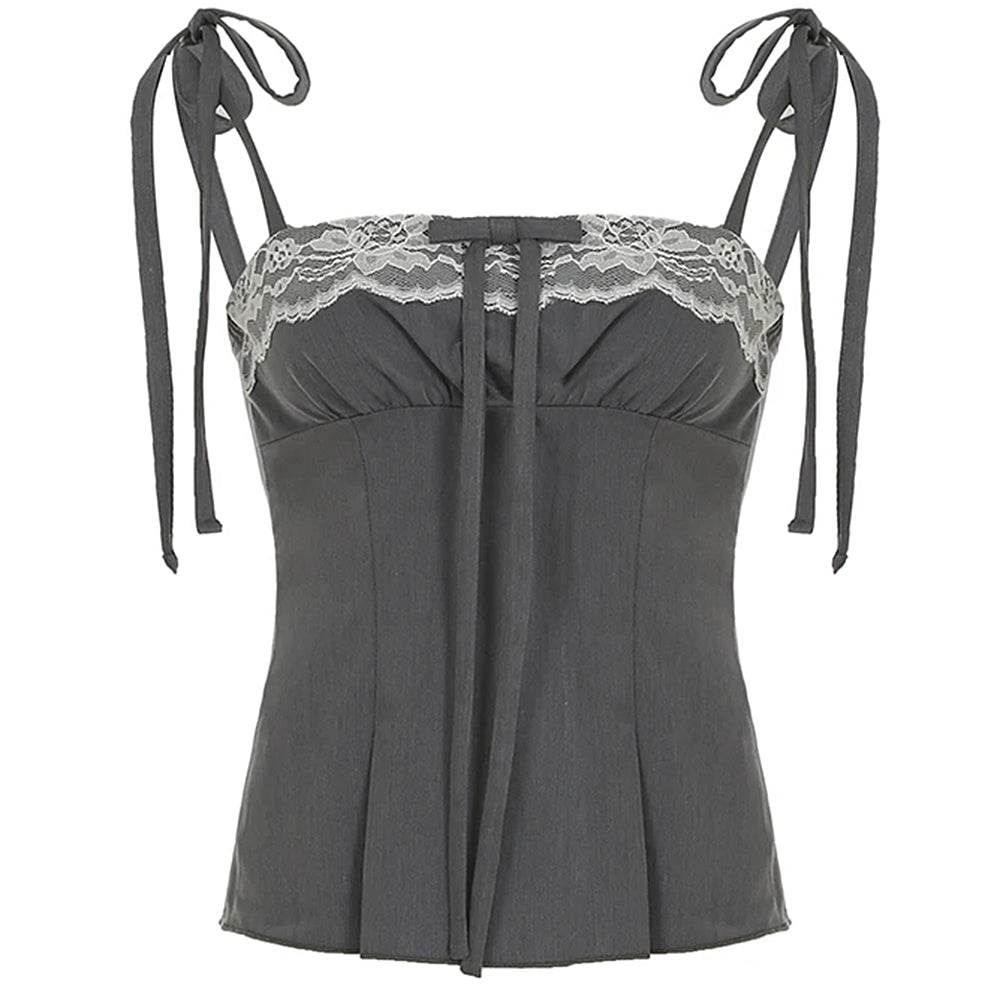 coquette ruched bow tie top boogzel clothing