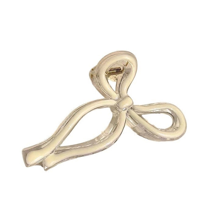 coquette style bow hair clip