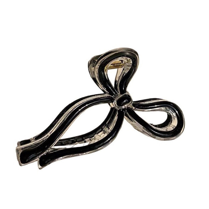 coquette style bow hair clip