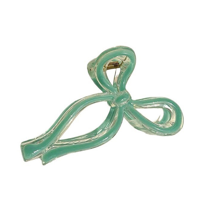 coquette style bow hair clip