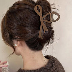 coquette velvet bow hair claw boogzel clothing