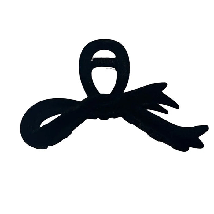 coquette velvet bow hair claw boogzel clothing