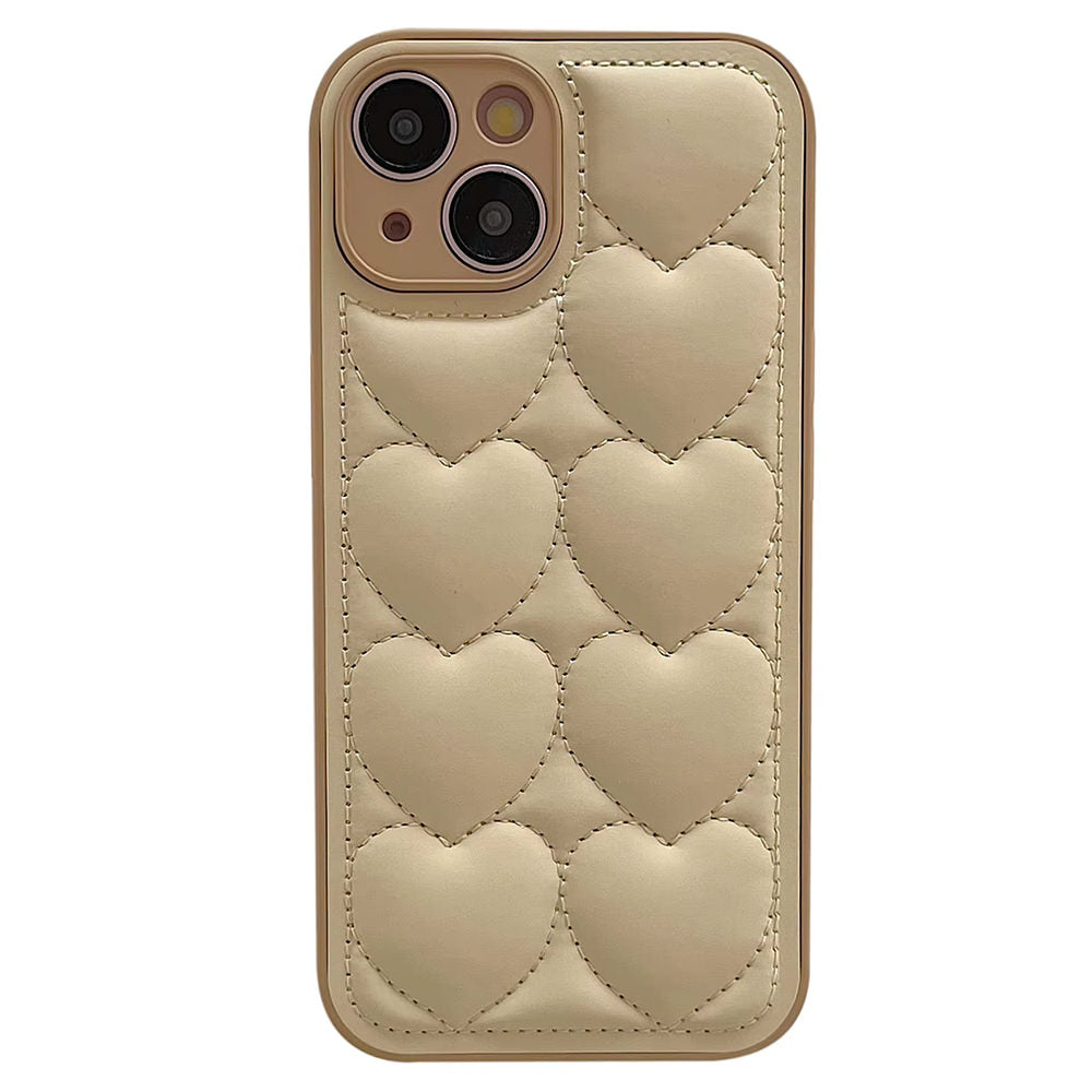 cream heart iphone case boogzel clothing