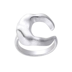 crescent chunky ring boogzel clothing