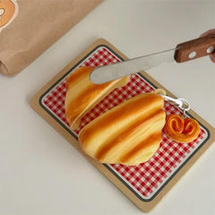 croissant 3d airpods case boogzel clothing