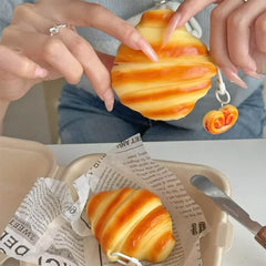 croissant 3d airpods case boogzel clothing