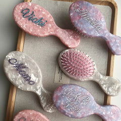 customizable y2k rhinestone hair brush boogzel clothing