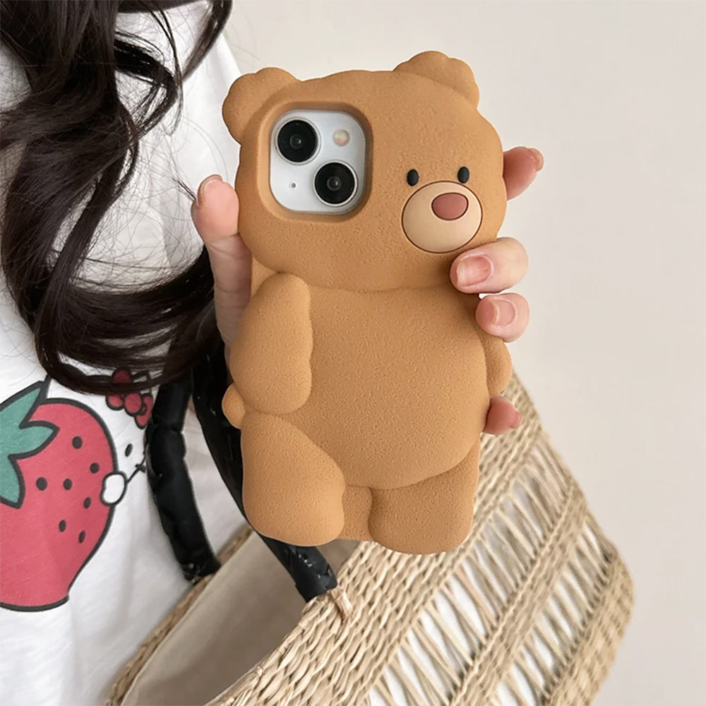 cute bear 3d iphone case boogzel clothing