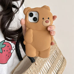 cute bear 3d iphone case boogzel clothing