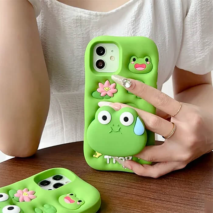 cute frog iphone case boogzel clothing